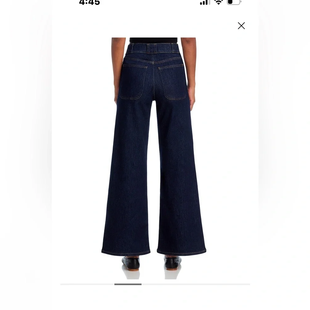 FRAME Denim High Rise Modern Pocket Jean in Rinse, Size 30. - Picture 5 of 15